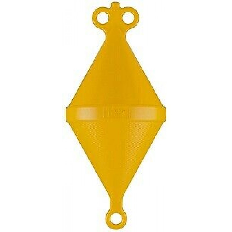 Gavitello biconico in polietilene soffiato - GIALLO